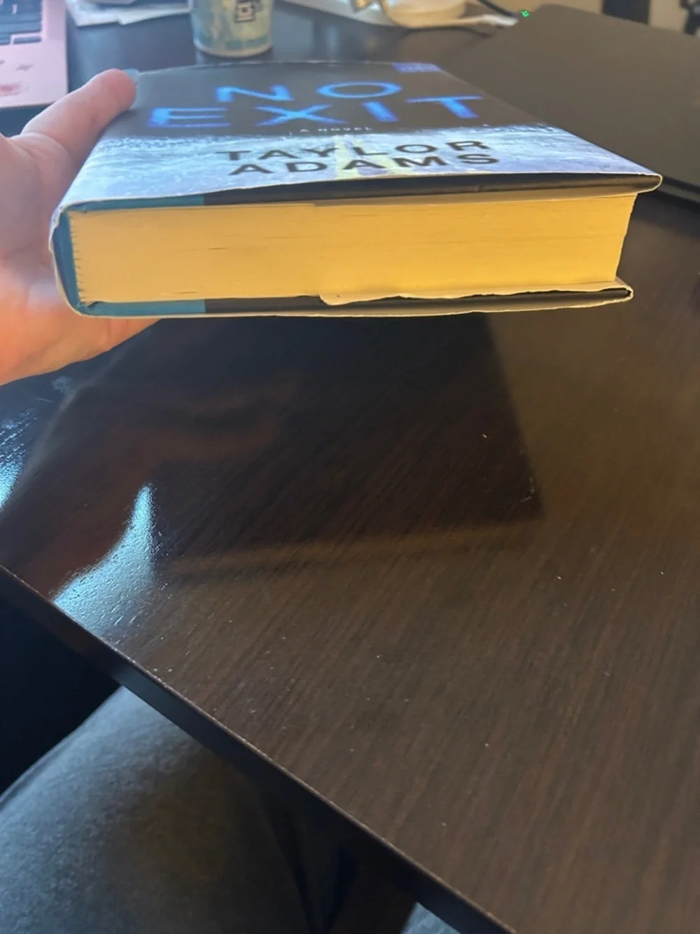 No Exit Hardcover Thriller | Taylor Adams | Suspense Mystery Novel
